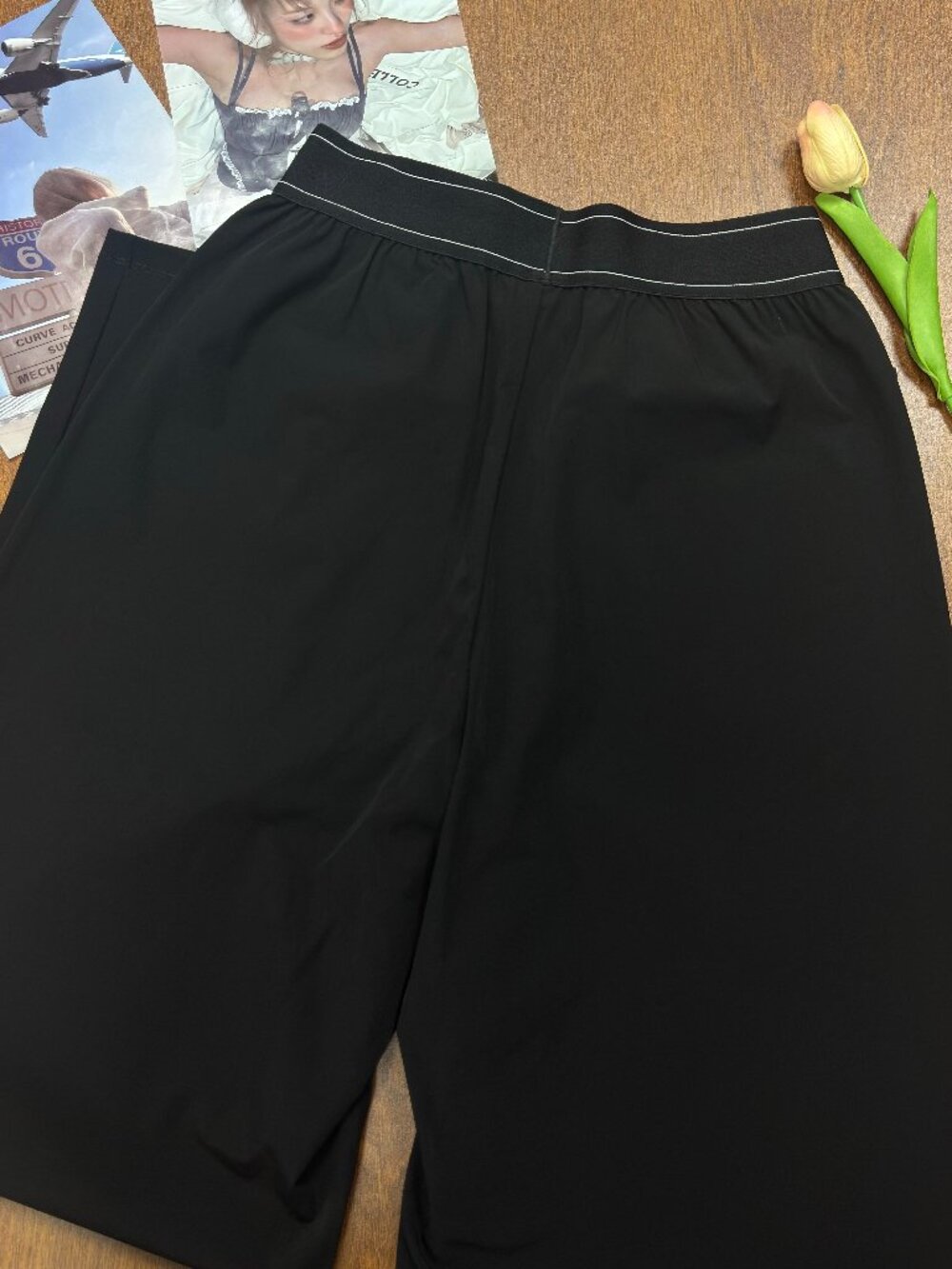 Brand New 🎼 ALO Yoga Lightweight & Versatile Black Pants👩🚀Minimalist Style - Picture 5 of 7